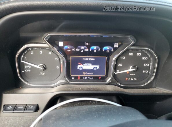 3GTP9EEL7LG148358 2020 GMC SIERRA Черный Вид щитка приборов