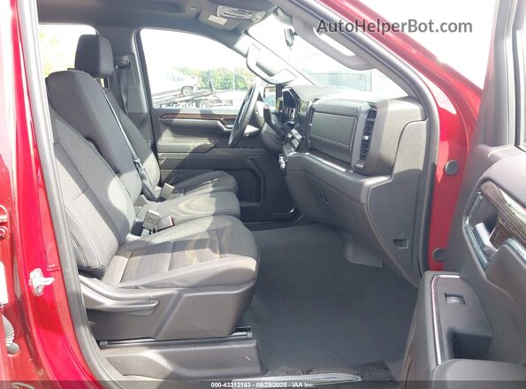 3GTPUJEK3RG213729 2024 GMC SIERRA Red Widok wnętrza z przodu