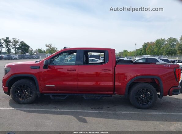 3GTPUJEK3RG213729 2024 GMC SIERRA Red Widok wnętrza 360 stopni