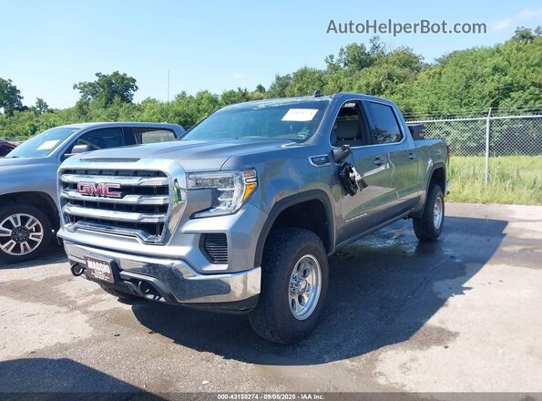 3GTU9BEDXLG219627 2020 GMC SIERRA Silver Առջևի ձախ երեք քառորդ տեսարան