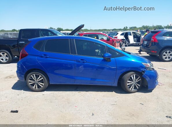 3HGGK5H82LM733928 2020 HONDA FIT Blue Vista interior trasera