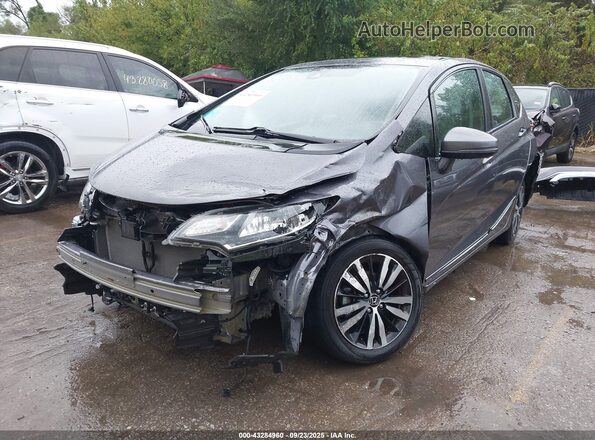 3HGGK5H85KM718452 2019 HONDA FIT Gray Передня ліва чверть