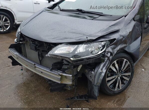 3HGGK5H85KM718452 2019 HONDA FIT Gray Вид спереду