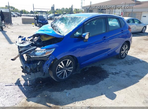 3HGGK5H86KM753081 2019 HONDA FIT Blue Przód lewy