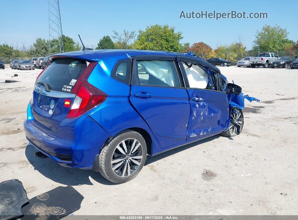 3HGGK5H86KM753081 2019 HONDA FIT Blue Tył prawy