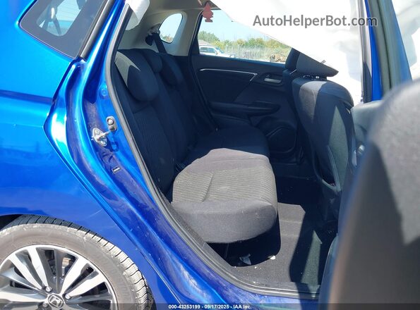 3HGGK5H86KM753081 2019 HONDA FIT Blue Widok naklejki z numerem VIN