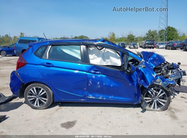 3HGGK5H86KM753081 2019 HONDA FIT Blue Widok wnętrza z tyłu