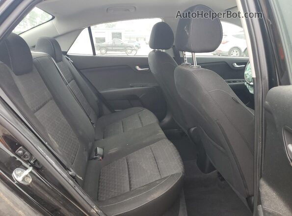 3KPA24AD0LE315402 2020 KIA RIO Black Vista de los asientos traseros