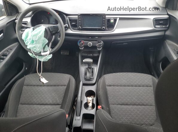 3KPA24AD0LE315402 2020 KIA RIO Black Vista del salpicadero