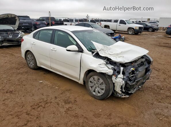3KPA24AD1LE274262 2020 KIA RIO Белый Передняя правая четверть