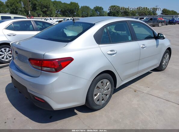 3KPA24AD1LE313254 2020 KIA RIO Silver Rear right