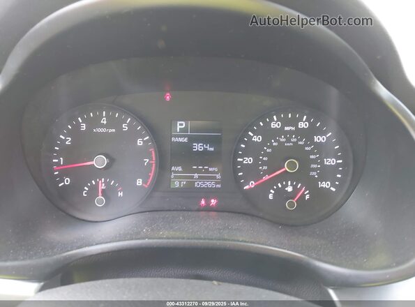 3KPA24AD2LE330189 2020 KIA RIO Black Vista de los asientos traseros