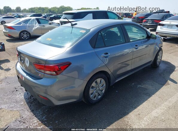 3KPA24AD2LE333447 2020 KIA RIO Gray Trasero derecho