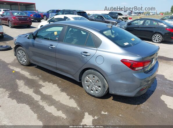 3KPA24AD2LE333447 2020 KIA RIO Gray Trasero izquierdo