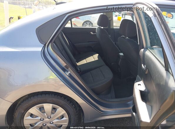 3KPA24AD2LE333447 2020 KIA RIO Gray Vista de la etiqueta del VIN
