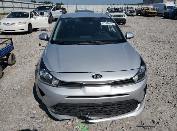 3KPA24AD2ME404874 2021 KIA RIO Silver Դիմացի տեսք