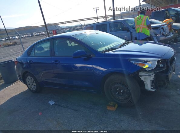 3KPA24AD3LE359944 2020 KIA RIO Синий Вид задней части салона