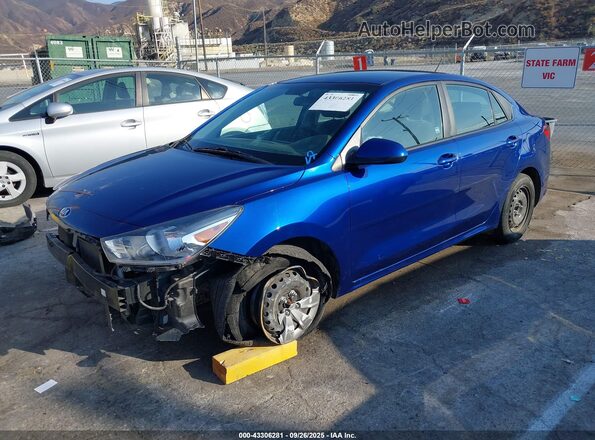 3KPA24AD3LE359944 2020 KIA RIO Синий Передняя левая четверть