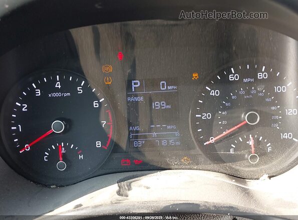 3KPA24AD3LE359944 2020 KIA RIO Синий Вид задних сидений