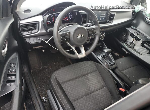 3KPA24AD4LE256130 2020 KIA RIO Черный Вид панели приборов