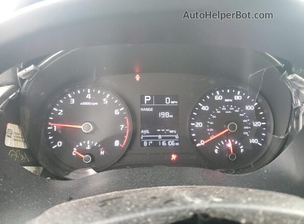 3KPA24AD4LE256130 2020 KIA RIO Черный Вид щитка приборов