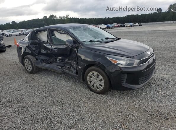 3KPA24AD4LE256130 2020 KIA RIO Черный Передняя правая четверть