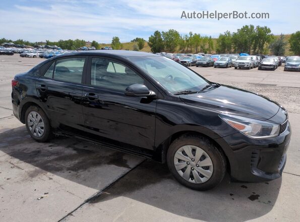 3KPA24AD4LE343882 2020 KIA RIO Black Front right