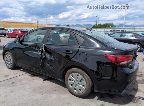 3KPA24AD4LE343882 2020 KIA RIO Black Rear left