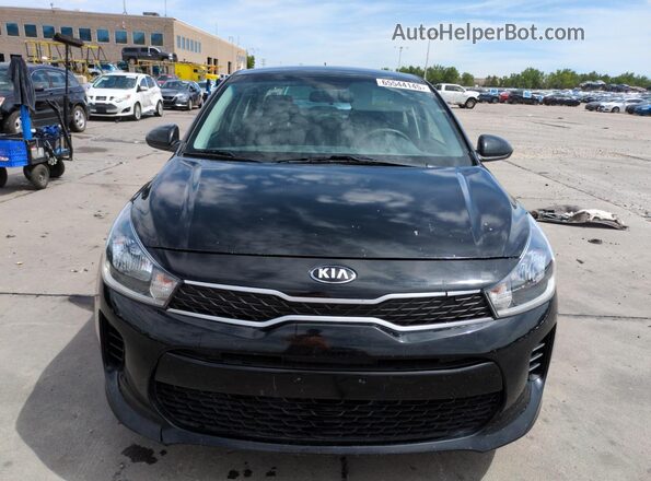 3KPA24AD4LE343882 2020 KIA RIO Black Front view
