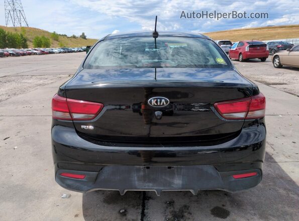 3KPA24AD4LE343882 2020 KIA RIO Black Rear view