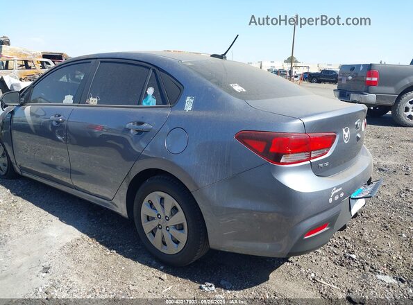 3KPA24AD5LE334253 2020 KIA RIO Gray Հետևի ձախ