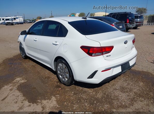 3KPA24AD5ME423063 2021 KIA RIO White უკანა მარცხენა