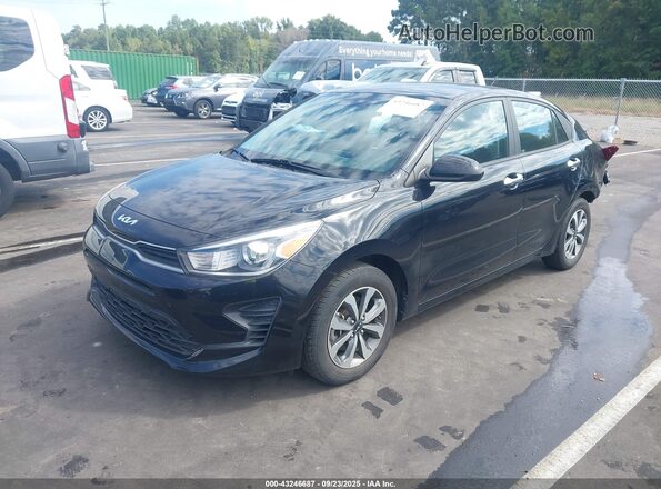 3KPA24AD5NE458400 2022 KIA RIO Black 