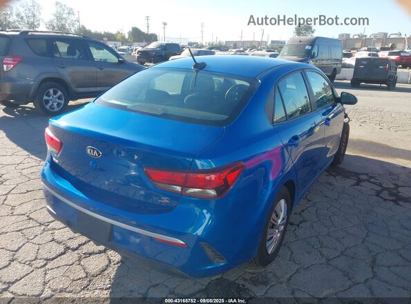 3KPA24AD6ME364668 2021 KIA RIO Blue Հետևի աջ
