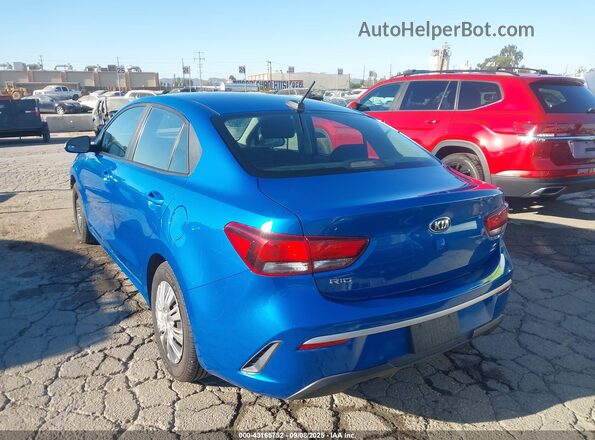 3KPA24AD6ME364668 2021 KIA RIO Blue Հետևի ձախ