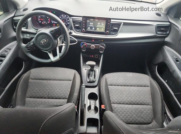 3KPA24AD7LE294158 2020 KIA RIO Silver Vista del salpicadero