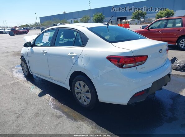 3KPA24AD7LE322380 2020 KIA RIO White Trasero izquierdo
