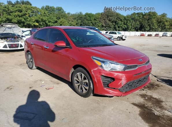 3KPA24AD7ME381723 2021 KIA RIO Red Передня права чверть