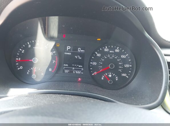 3KPA24AD8LE358773 2020 KIA RIO Серебряный Вид задних сидений