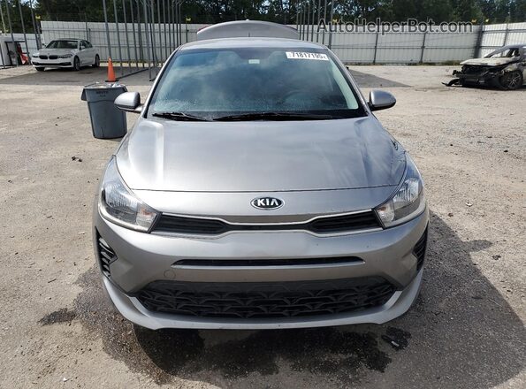 3KPA24AD8ME384632 2021 KIA RIO Gray Դիմացի տեսք