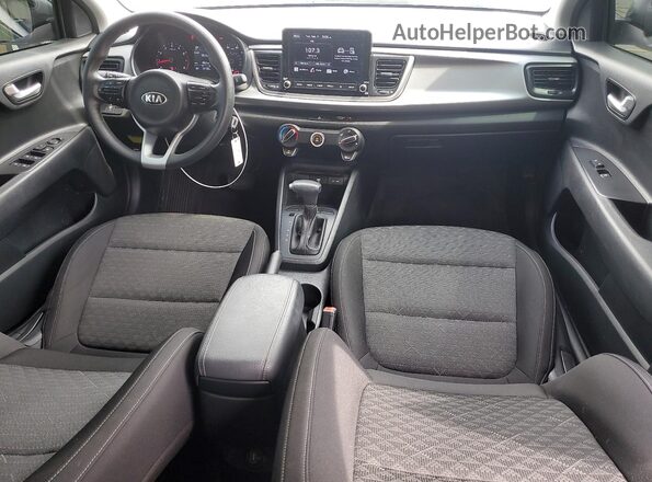 3KPA24AD8ME384632 2021 KIA RIO Gray Առջևի վահանակի տեսք