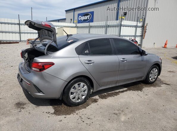3KPA24AD8ME384632 2021 KIA RIO Gray Հետևի աջ