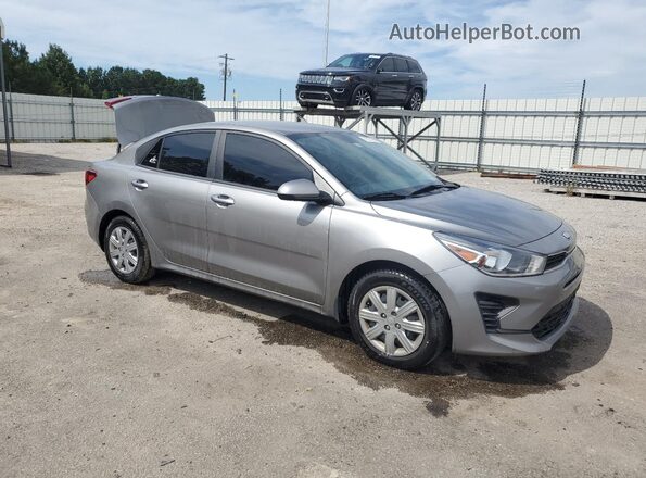 3KPA24AD8ME384632 2021 KIA RIO Gray Առջևի աջ