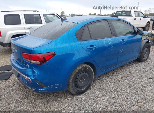 3KPA24AD8NE445012 2022 KIA RIO Синий Задняя правая четверть