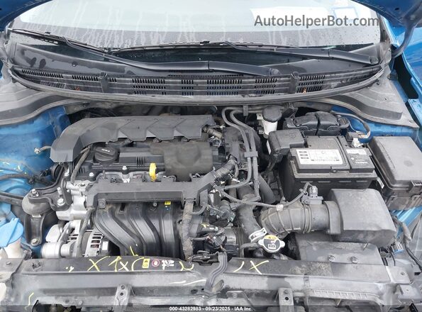 3KPA24AD8NE445012 2022 KIA RIO Синий Вид сзади
