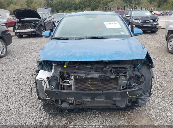 3KPA24AD8NE445012 2022 KIA RIO Синий Вид задней части салона