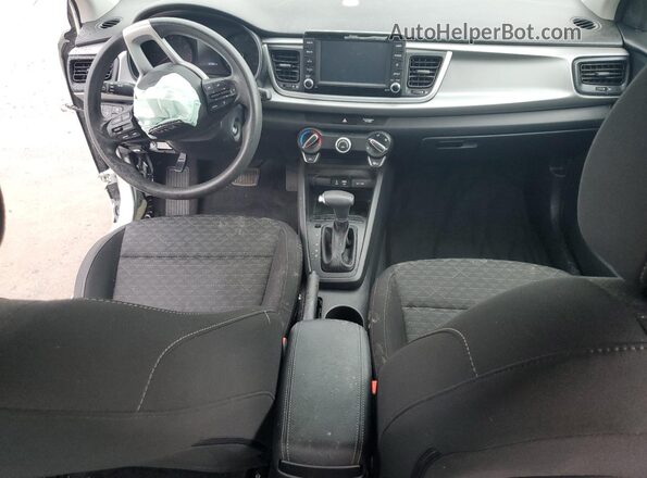 3KPA24AD9LE286451 2020 KIA RIO Silver Vista del salpicadero