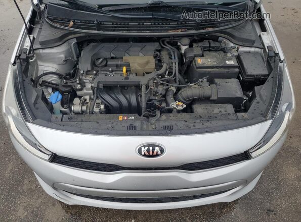 3KPA24AD9LE286451 2020 KIA RIO Silver Vista interior trasera