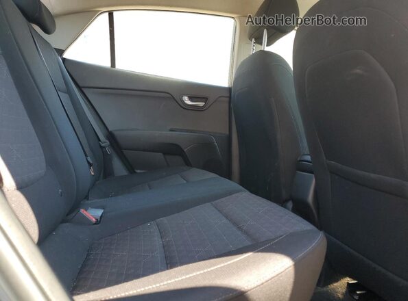 3KPA24AD9LE349645 2020 KIA RIO Charcoal Vista de los asientos traseros