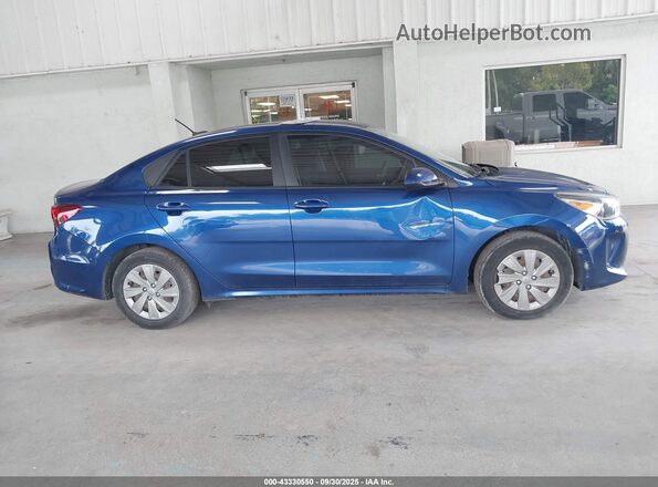 3KPA24AD9LE354652 2020 KIA RIO Blue Vista interior trasera